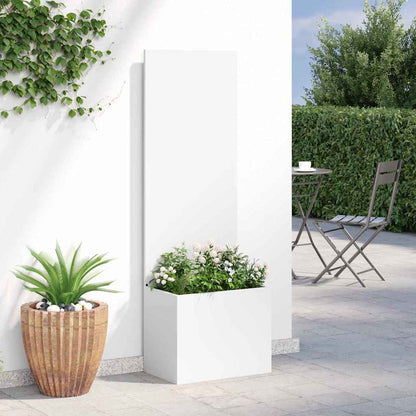 Schermo per privacy in giardino Traforo Bianco 50 x 140 cm
