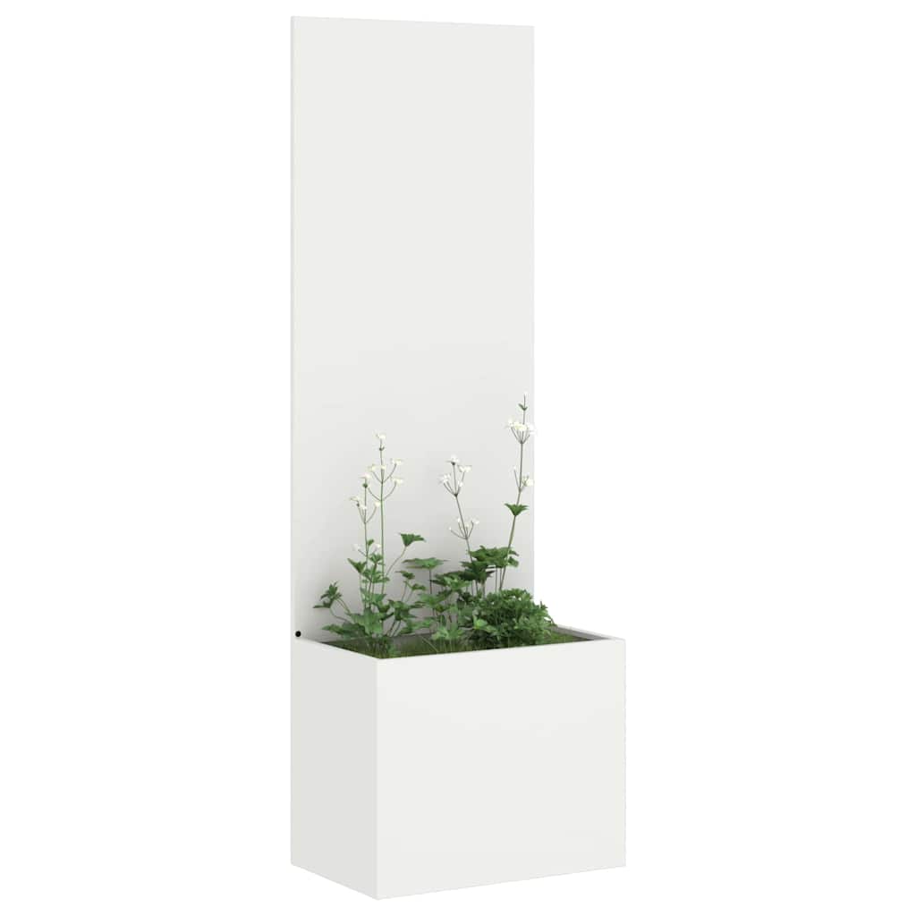 Schermo per privacy in giardino Traforo Bianco 50 x 140 cm