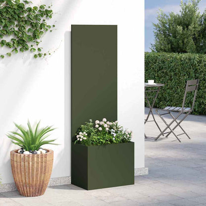 Schermo per privacy in giardino Oliver verde 50 x 140 cm
