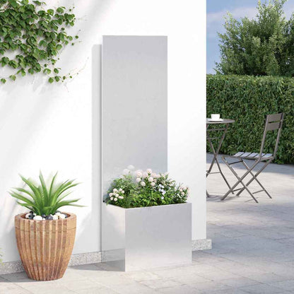 Schermo per privacy in giardino Traforo Argento 50 x 140 cm