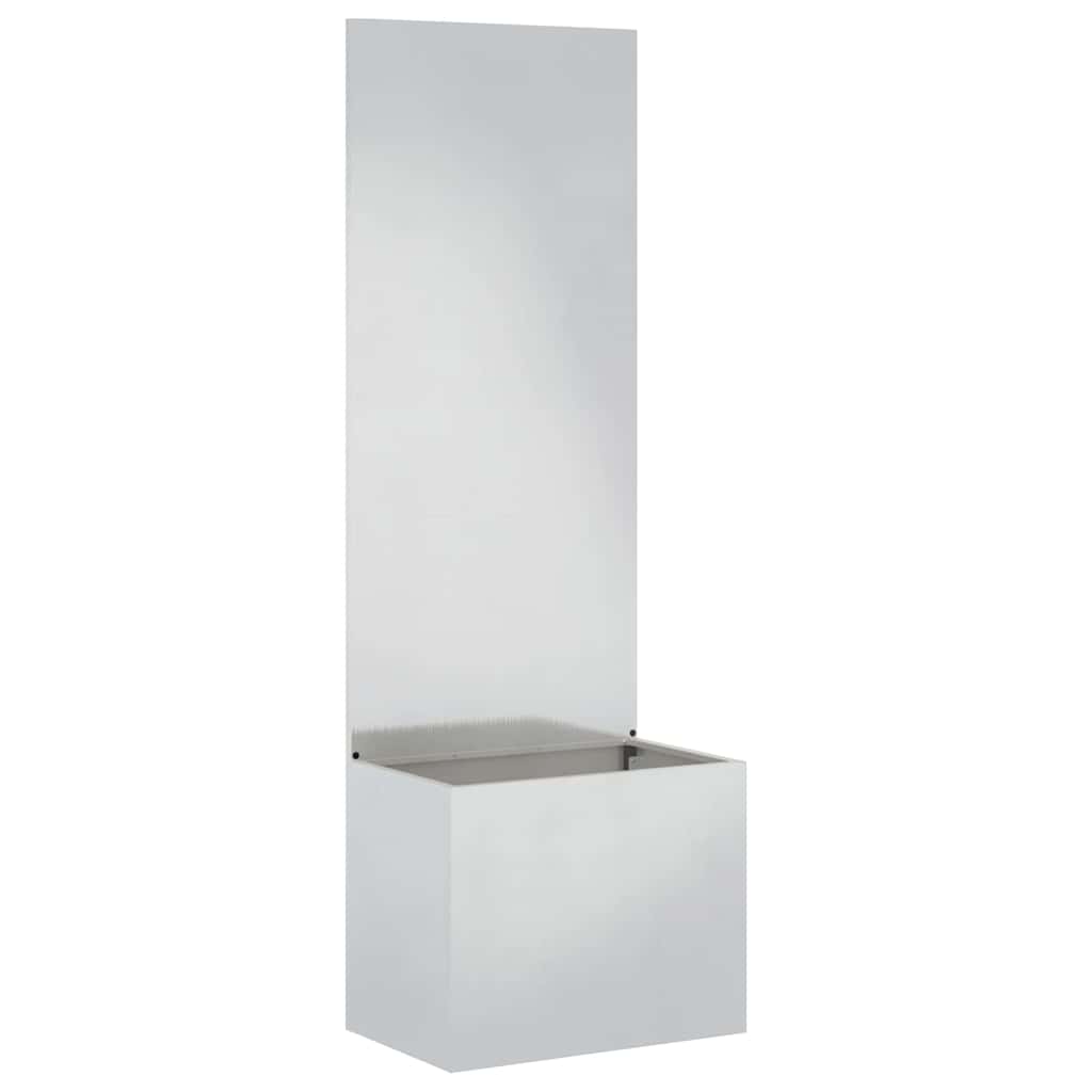 Schermo per privacy in giardino Traforo Argento 50 x 140 cm