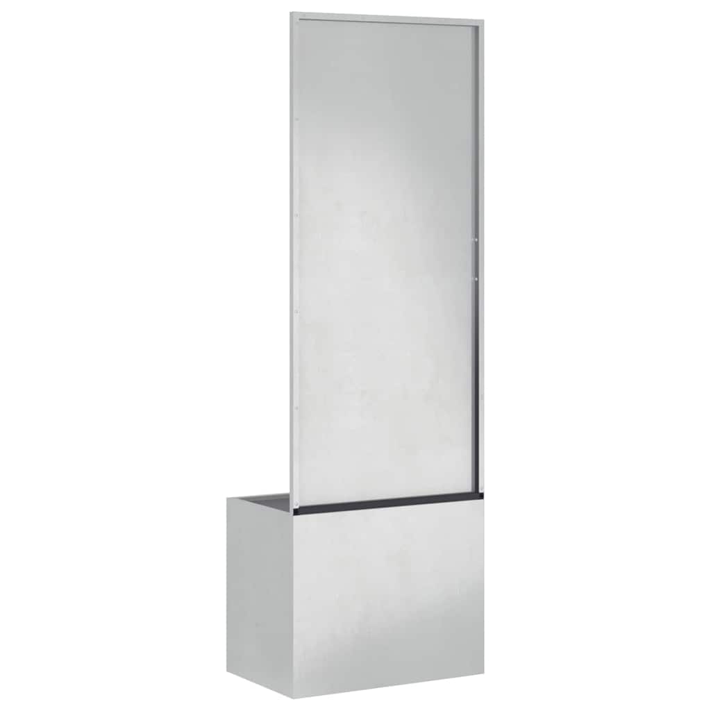 Schermo per privacy in giardino Traforo Argento 50 x 140 cm