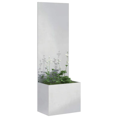 Schermo per privacy in giardino Traforo Argento 50 x 140 cm