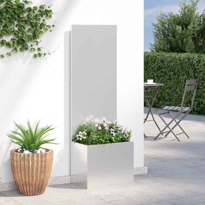 Schermo per privacy in giardino Argento 50 x 32 x 150 cm | homemem39