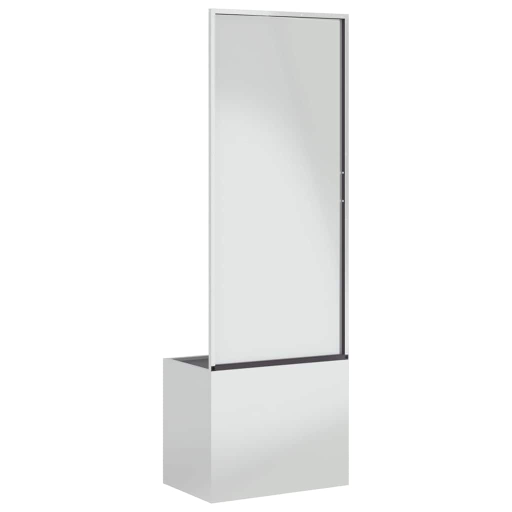 Schermo per privacy in giardino Argento 50 x 32 x 150 cm | homemem39