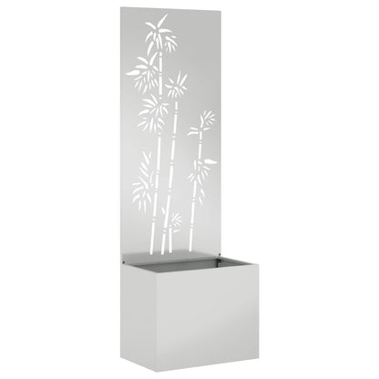 Schermo per privacy in giardino Floreale Argento 50 x 150 cm