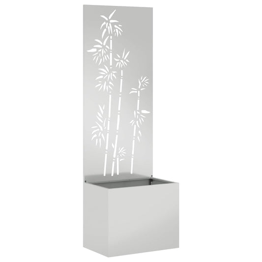 Schermo per privacy in giardino Floreale Argento 50 x 150 cm