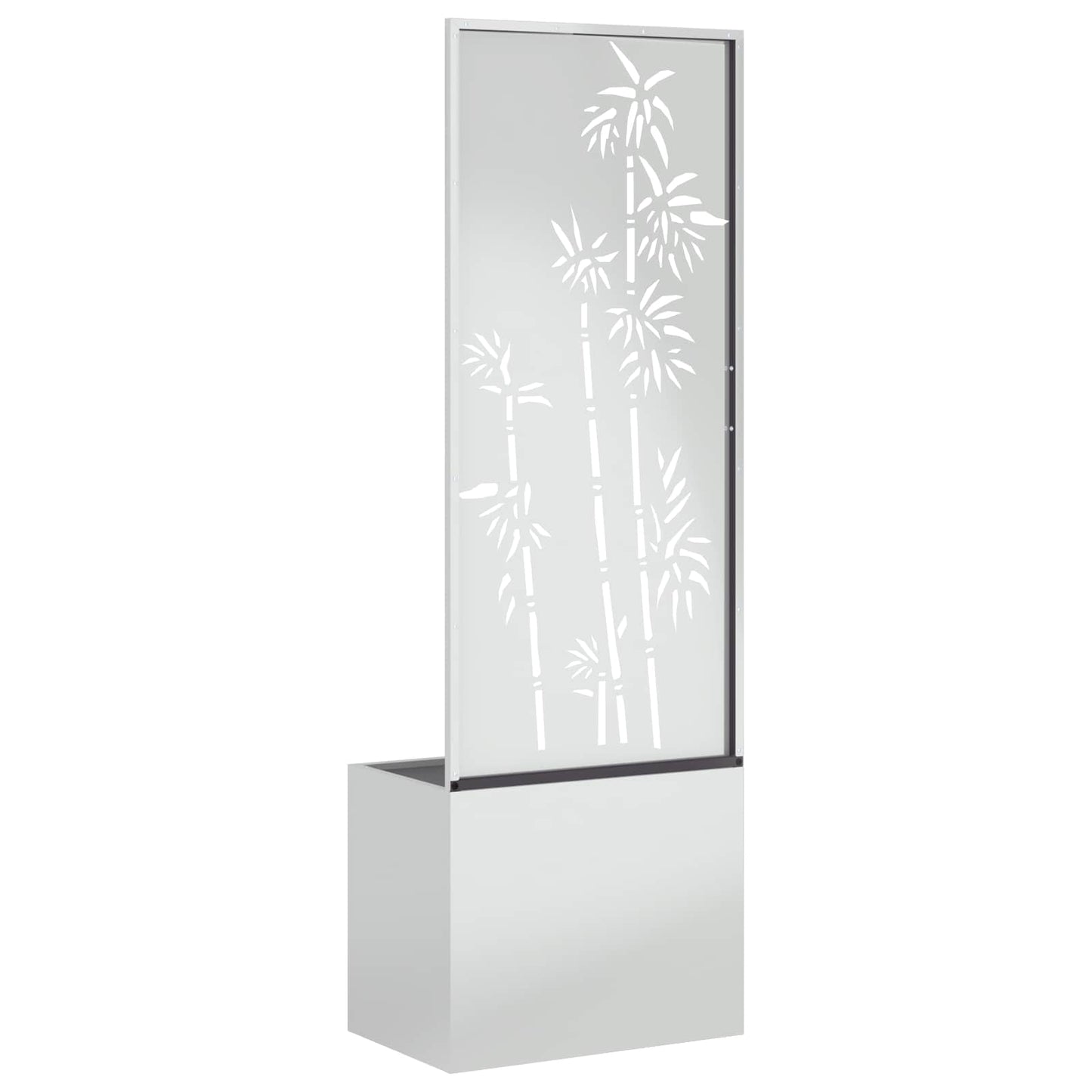 Schermo per privacy in giardino Floreale Argento 50 x 150 cm