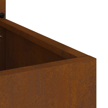 Schermo per privacy in giardino Floreale Ruggine 50 x 140 cm