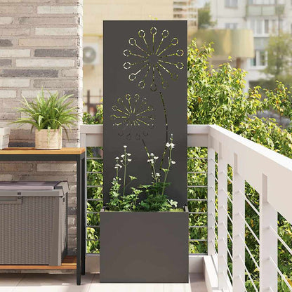 Schermo per privacy in giardino Traforo Nero 50 x 140 cm