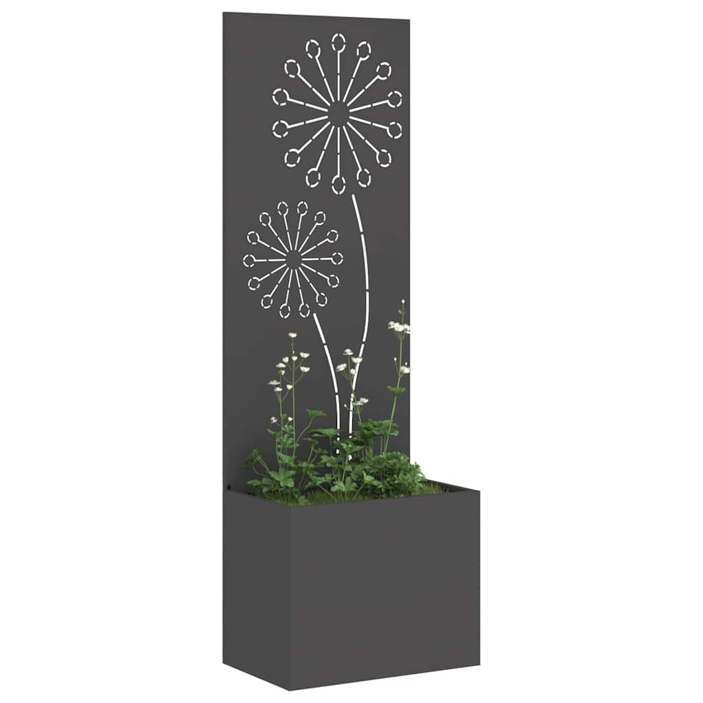 Schermo per privacy in giardino Traforo Nero 50 x 140 cm