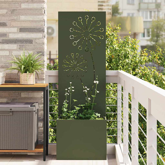 Schermo per privacy in giardino Oliver verde 50 x 140 cm