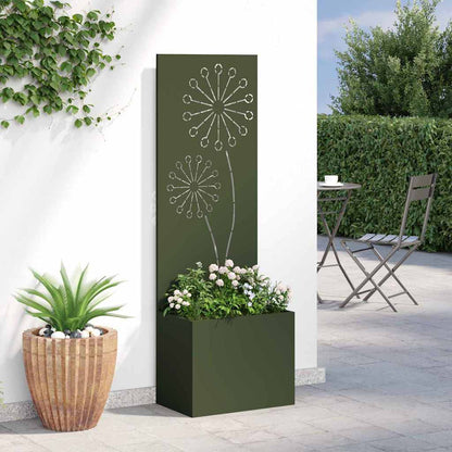 Schermo per privacy in giardino Oliver verde 50 x 140 cm