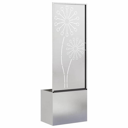 Schermo per privacy in giardino Traforo Argento 50 x 150 cm