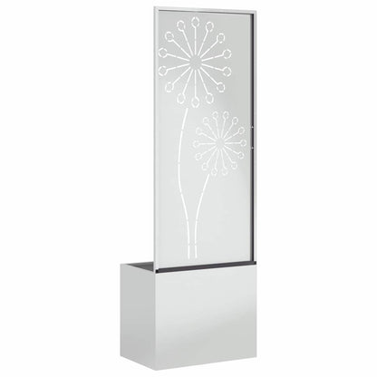 Schermo per privacy in giardino Traforo Argento 50 x 140 cm