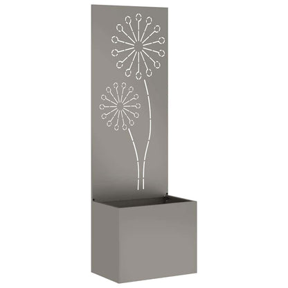 Schermo per privacy in giardino Traforo Ruggine 50 x 140 cm