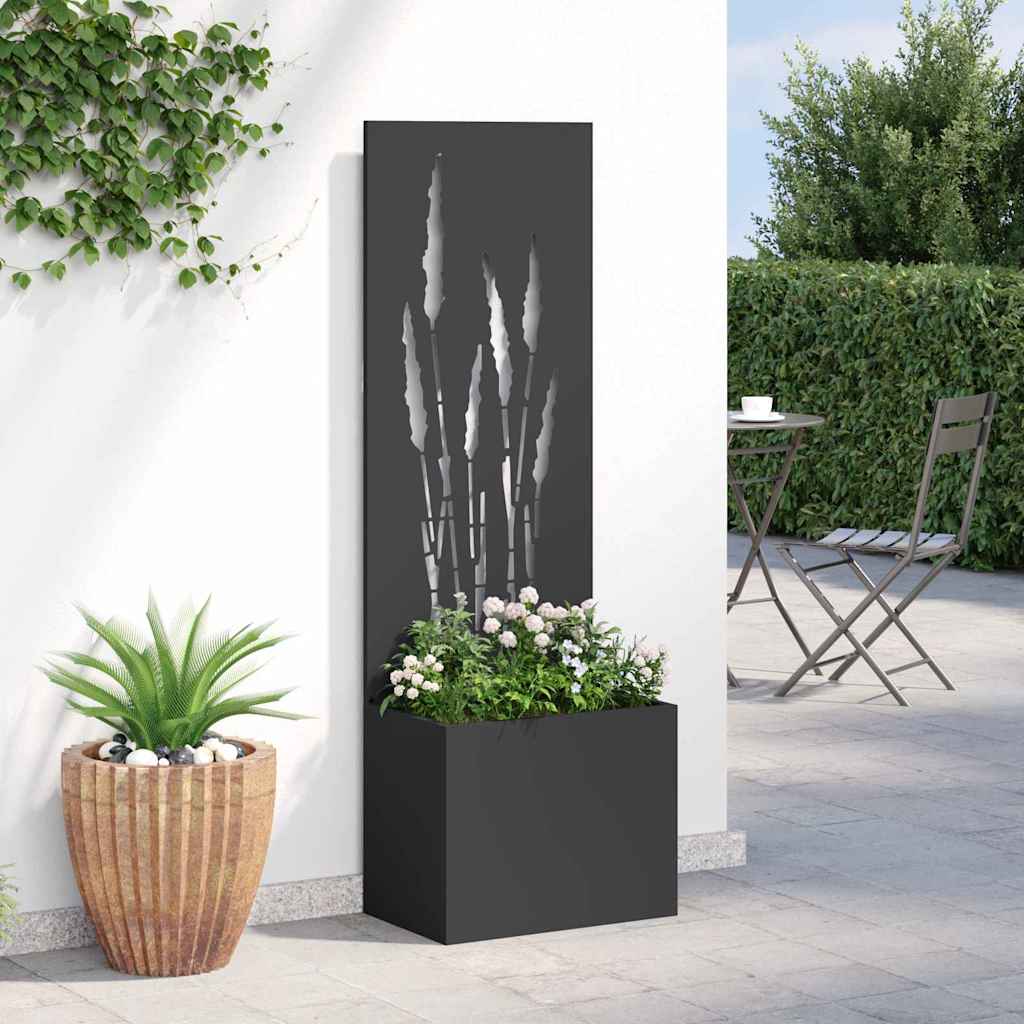 Schermo per privacy in giardino Traforo Nero 50 x 140 cm
