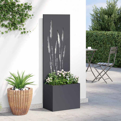 Schermo per privacy in giardino Traforo Antracite 50 x 140 cm