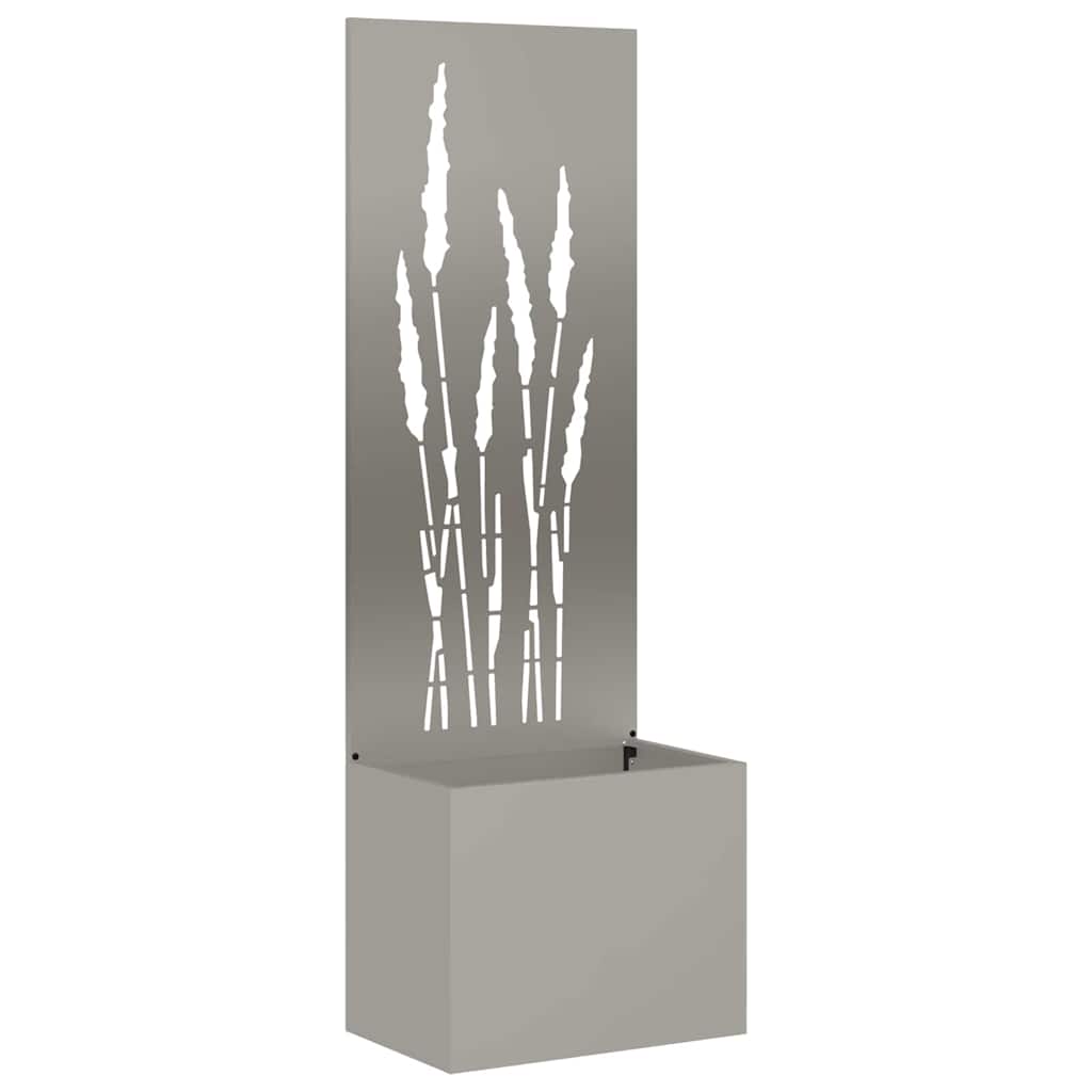 Schermo per privacy in giardino Traforo Ruggine 50 x 140 cm