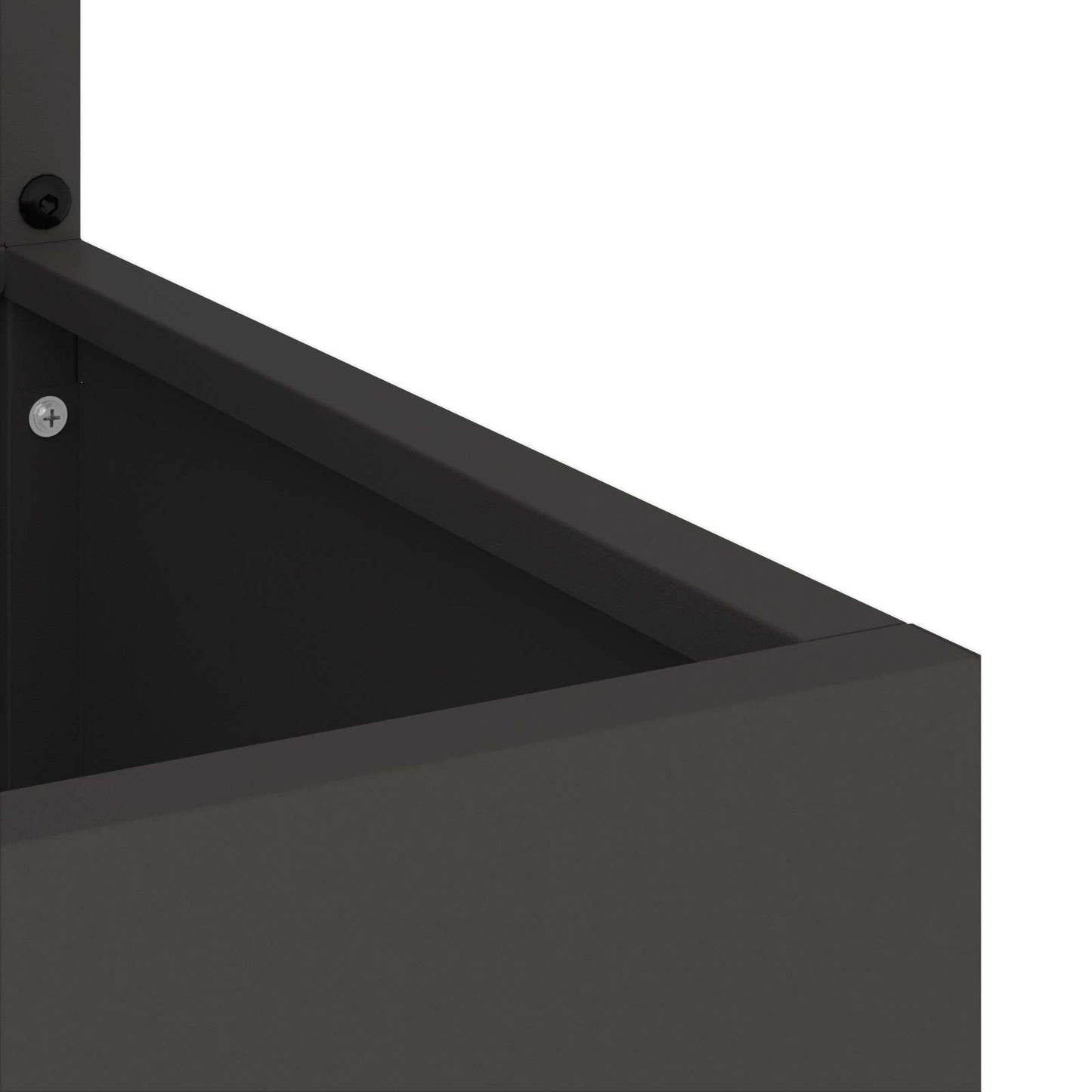 Schermo per privacy in giardino Traforo Nero 50 x 150 cm