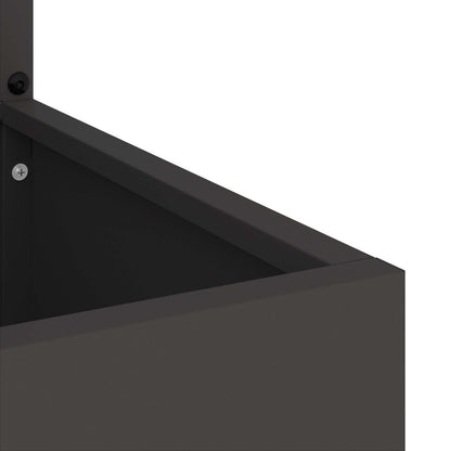 Schermo per privacy in giardino Traforo Nero 50 x 150 cm