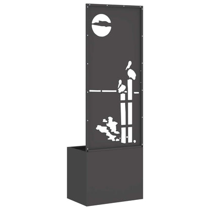 Schermo per privacy in giardino Traforo Nero 50 x 140 cm