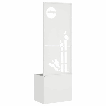 Schermo per privacy in giardino Traforo Bianco 50 x 150 cm