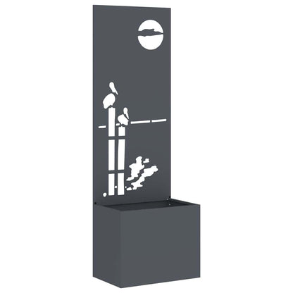 Schermo per privacy in giardino Traforo Antracite 50 x 140 cm