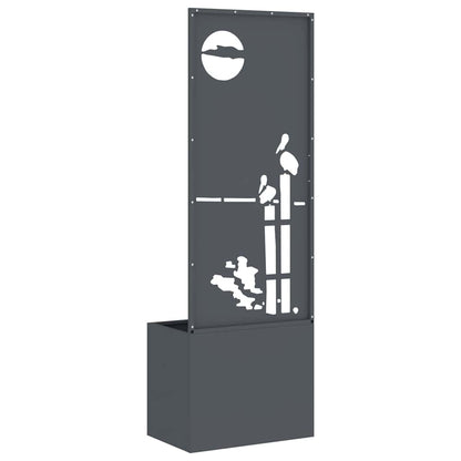 Schermo per privacy in giardino Traforo Antracite 50 x 140 cm