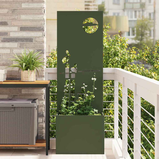 Schermo per privacy in giardino Oliver verde 50 x 140 cm