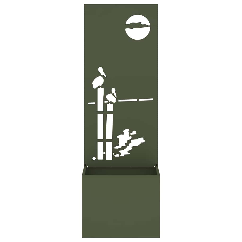 Schermo per privacy in giardino Oliver verde 50 x 140 cm