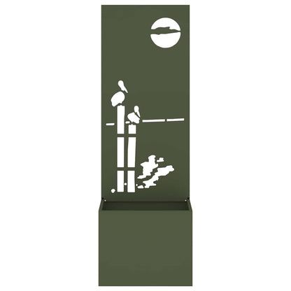 Schermo per privacy in giardino Oliver verde 50 x 140 cm