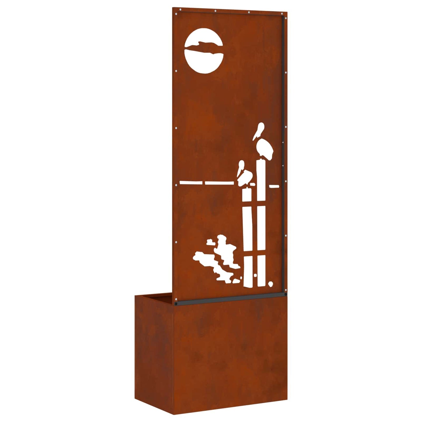 Schermo per privacy in giardino Ruggine 50 x 32 x 150 cm | homemem39
