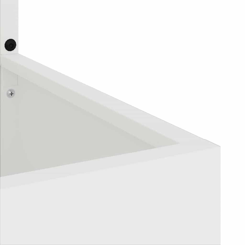 Schermo per privacy in giardino Floreale Bianco 50 x 140 cm