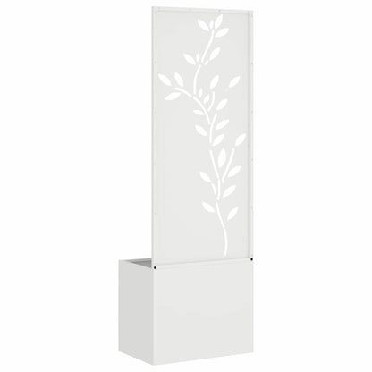 Schermo per privacy in giardino Floreale Bianco 50 x 150 cm