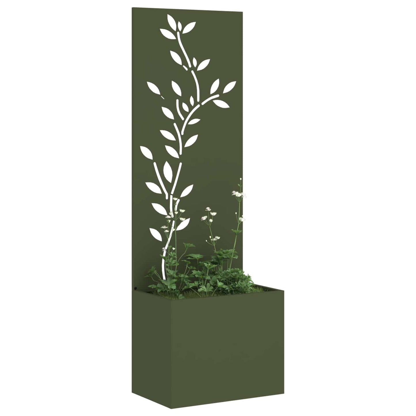 Schermo per privacy in giardino Oliver verde 50 x 140 cm