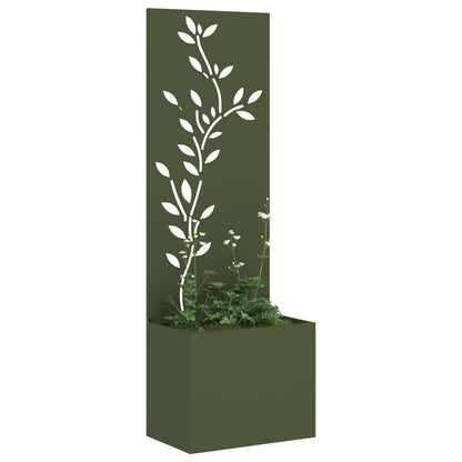 Schermo per privacy in giardino Oliver verde 50 x 140 cm