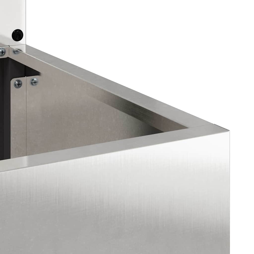 Schermo per privacy in giardino Floreale Argento 50 x 140 cm