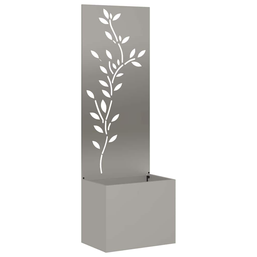 Schermo per privacy in giardino Floreale Ruggine 50 x 140 cm