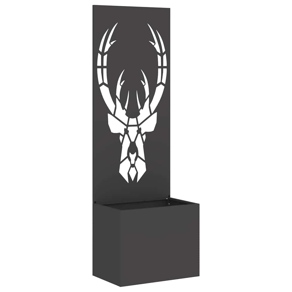 Schermo per privacy in giardino Stampa animale Nero 50 x 140 cm