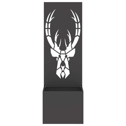 Schermo per privacy in giardino Stampa animale Nero 50 x 140 cm