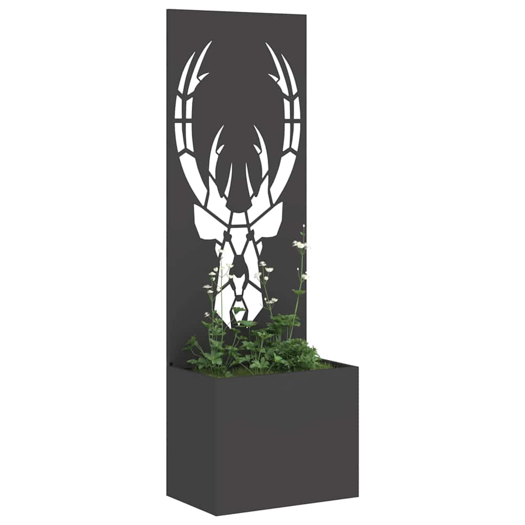 Schermo per privacy in giardino Stampa animale Nero 50 x 140 cm