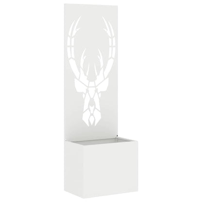 Schermo per privacy in giardino Bianco 50 x 140 cm