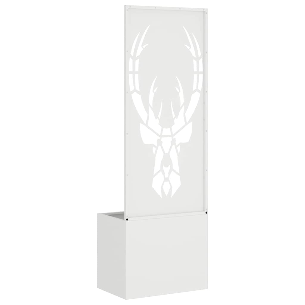 Schermo per privacy in giardino Bianco 50 x 140 cm