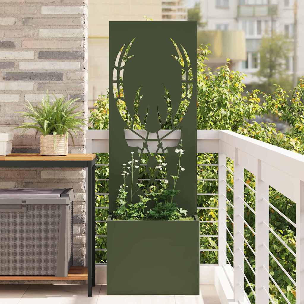Schermo per privacy in giardino Oliver verde 50 x 140 cm
