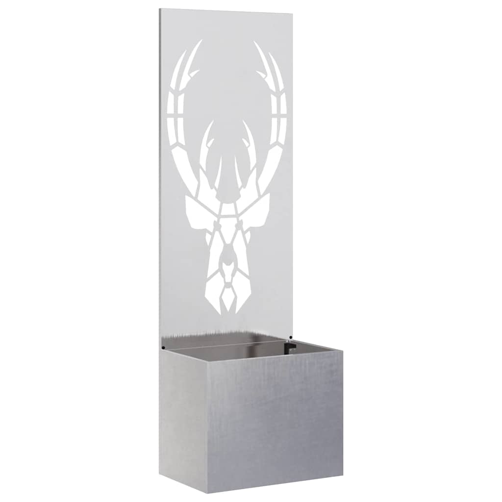 Schermo per privacy in giardino Argento 50 x 140 cm