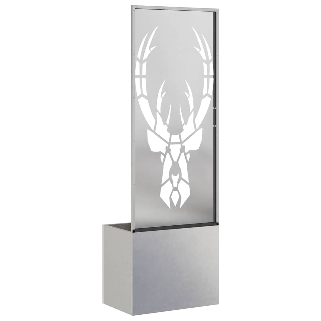 Schermo per privacy in giardino Argento 50 x 140 cm