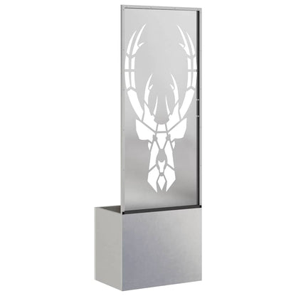 Schermo per privacy in giardino Argento 50 x 140 cm