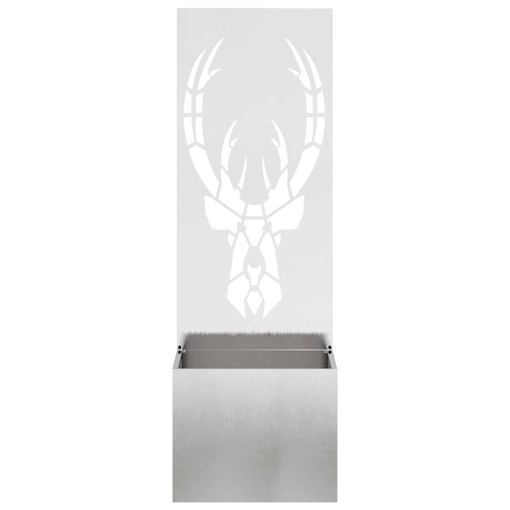 Schermo per privacy in giardino Argento 50 x 140 cm