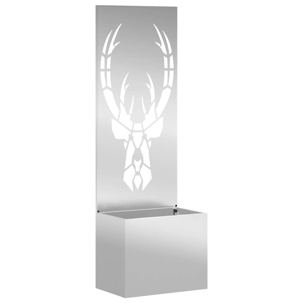 Schermo per privacy in giardino Argento 50 x 140 cm